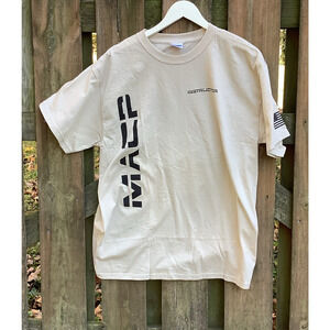MACP Instructor T Shirt Medium Tan Black Grappling Figures Modern Army  NWOT